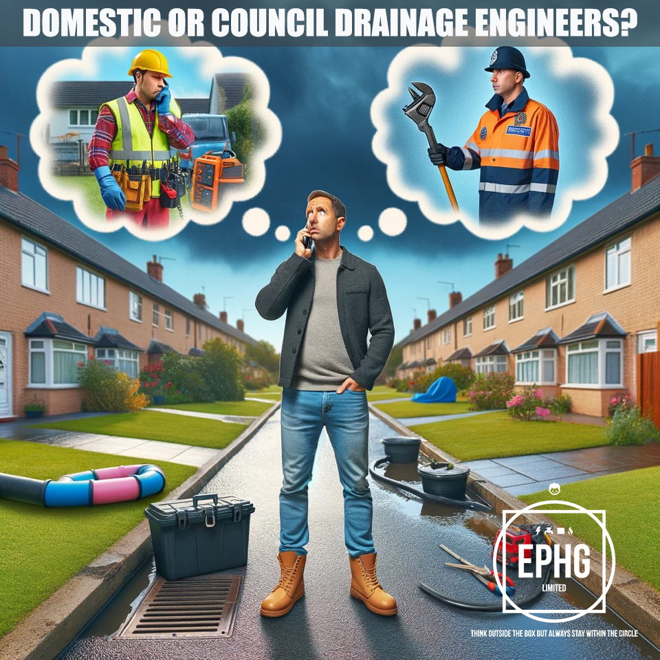 Domestic or Council Emergency Drainage Engineer