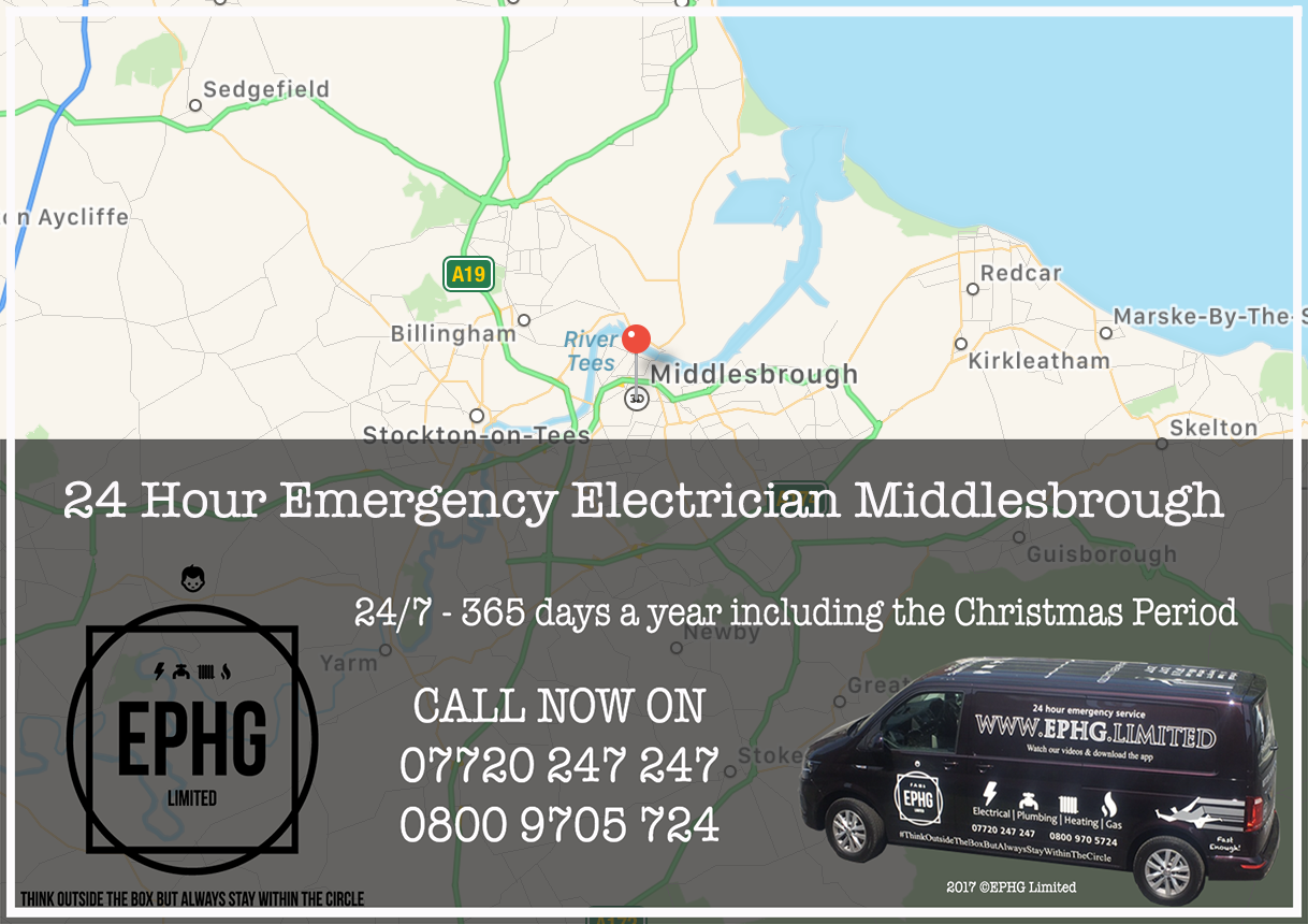 24 Hour Emergency Electrician Middlesbrough