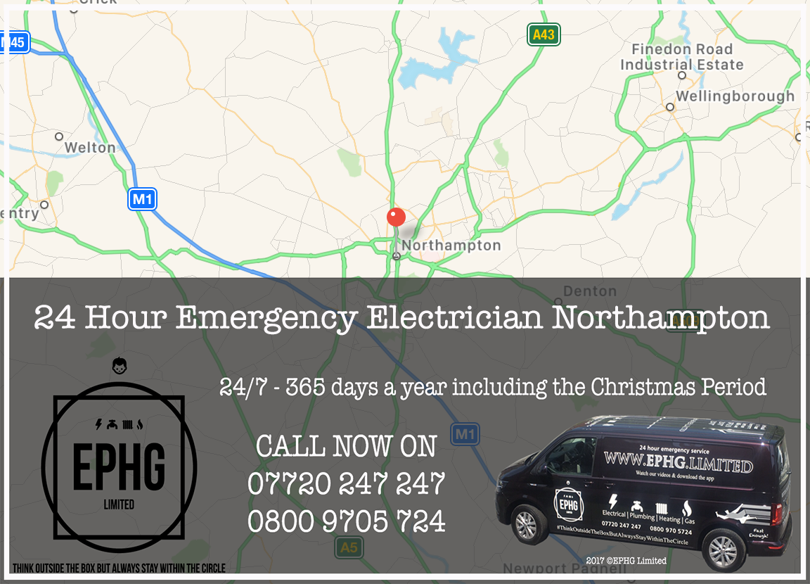 24 Hour Emergency Electrician Northampton