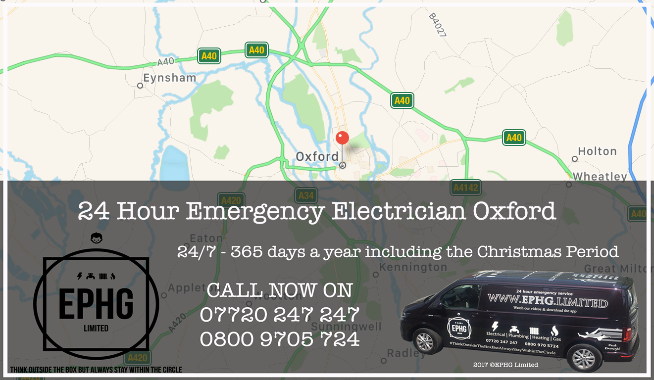 24 Hour Emergency Electrician Oxford