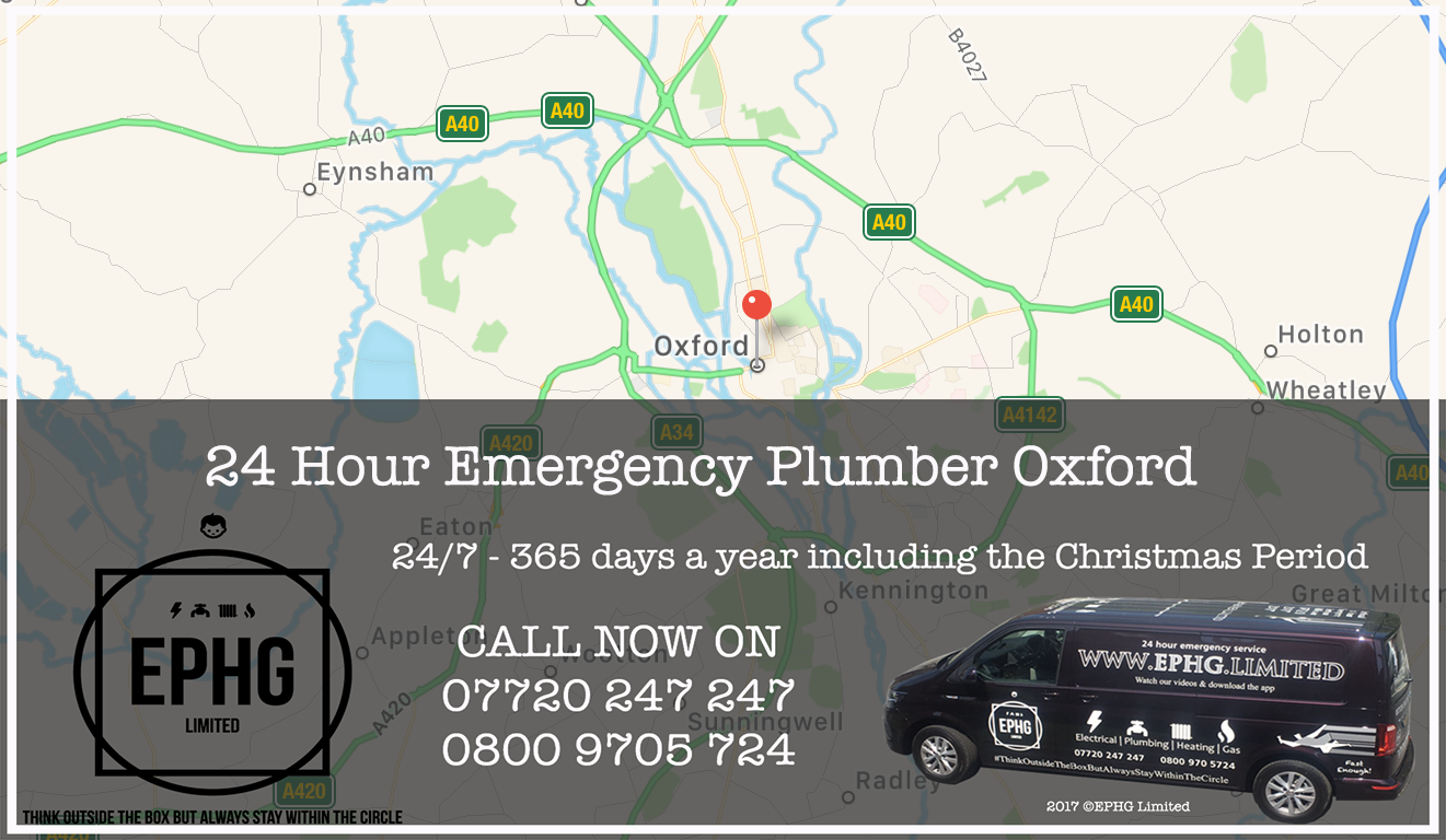 24 Hour Emergency Plumber Oxford