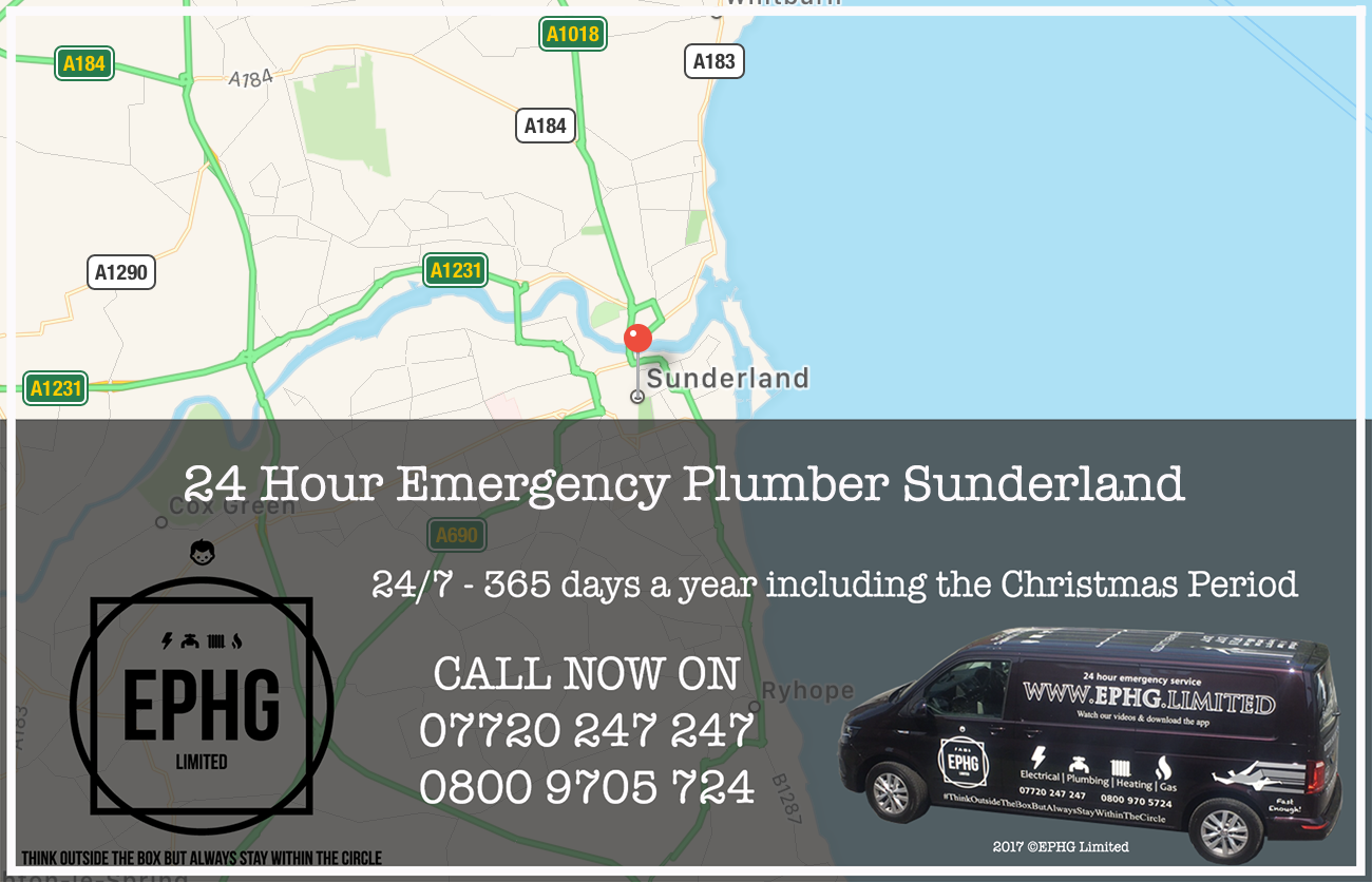 24 Hour Emergency Plumber Sunderland