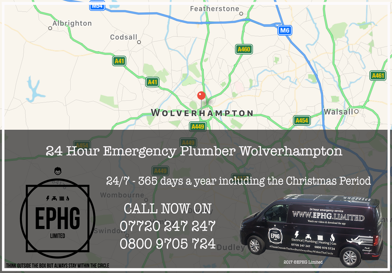24 Hour Emergency Plumber Wolverhampton