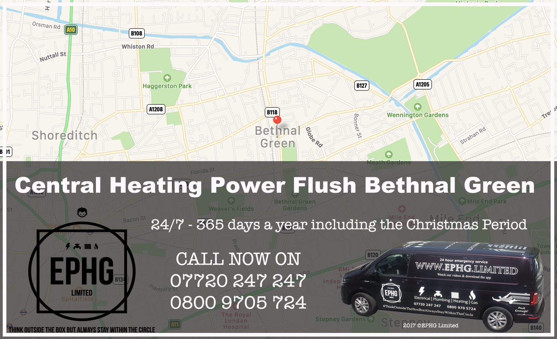 Central Heating Power Flush Bethnal Green