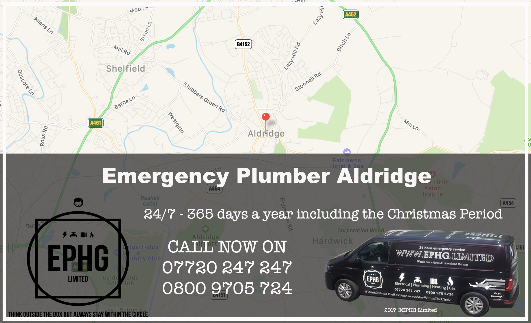 24 Hour Emergency Plumber Aldridge