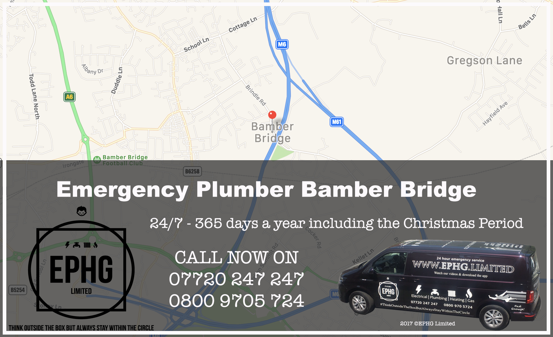 24 Hour Emergency Plumber Bamber Bridge