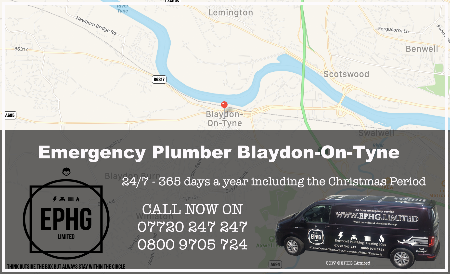 24 Hour Emergency Plumber Blaydon-On-Tyne