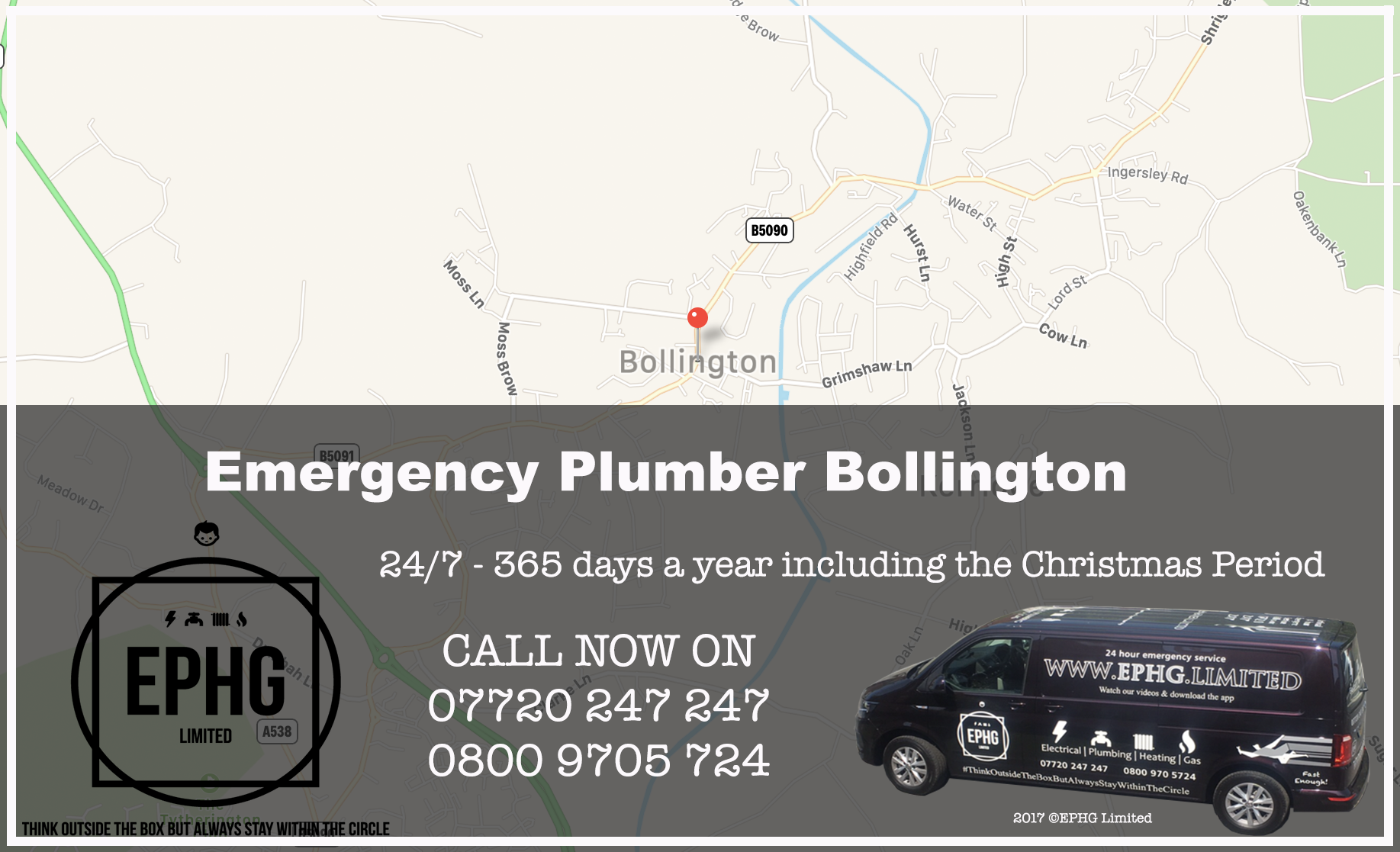 24 Hour Emergency Plumber Bollington