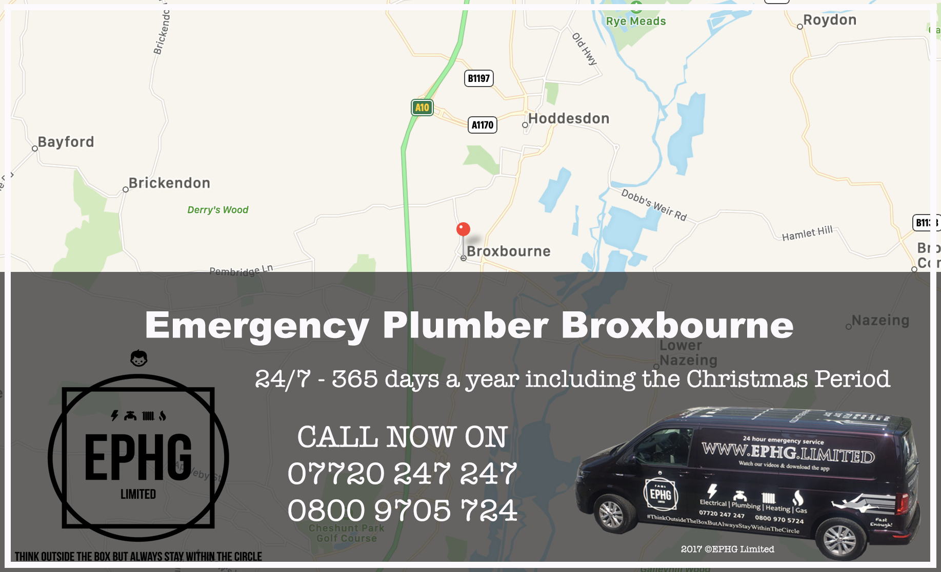 24 Hour Emergency Plumber Broxbourne