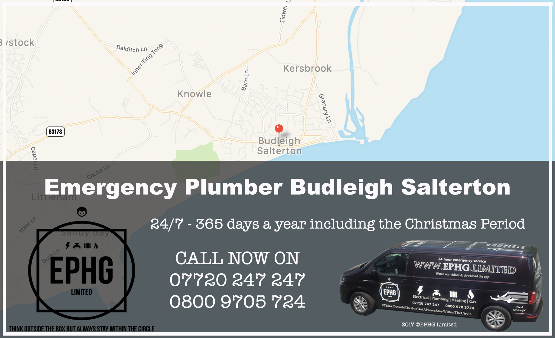 24 Hour Emergency Plumber Budleigh Salterton