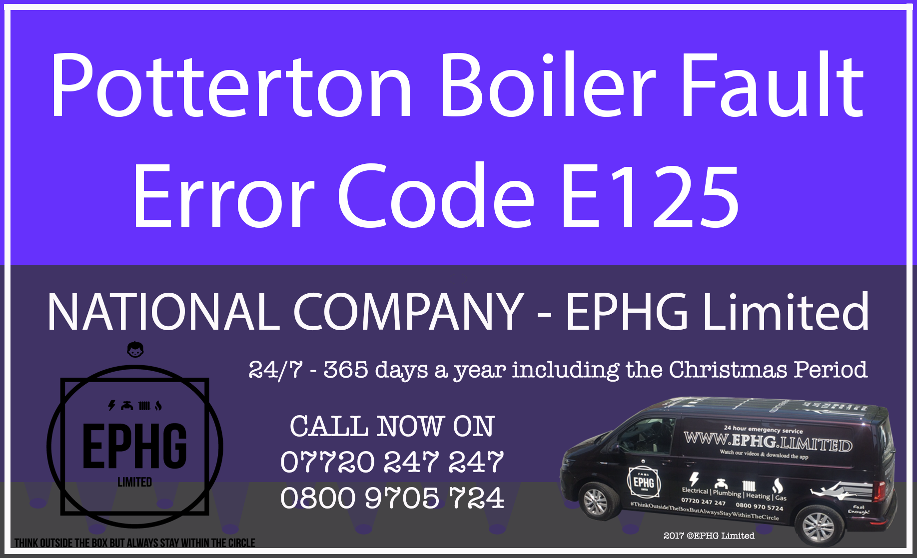 Potterton Boiler E125 Fault Code