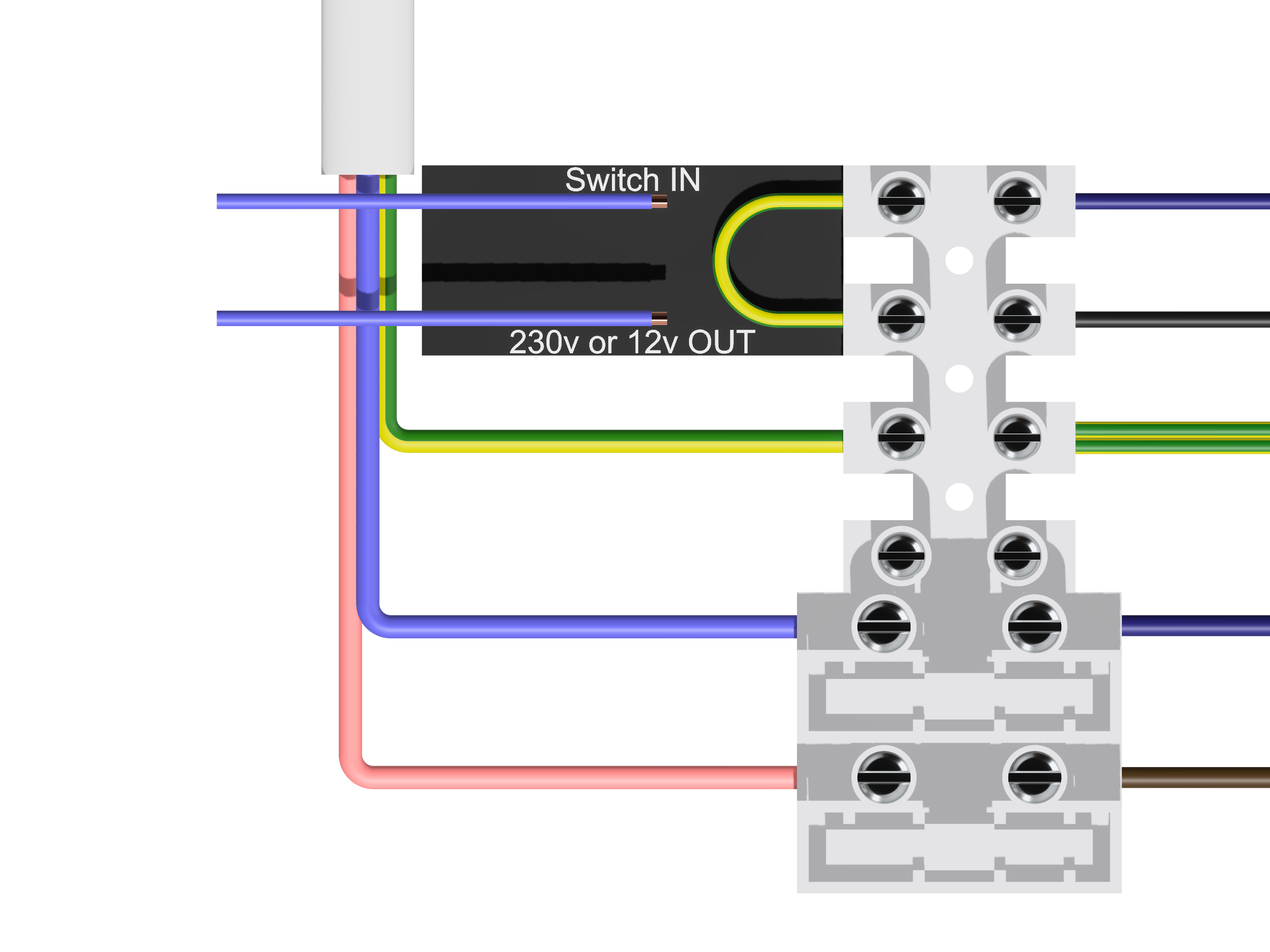 Mains Block 1 Wiring