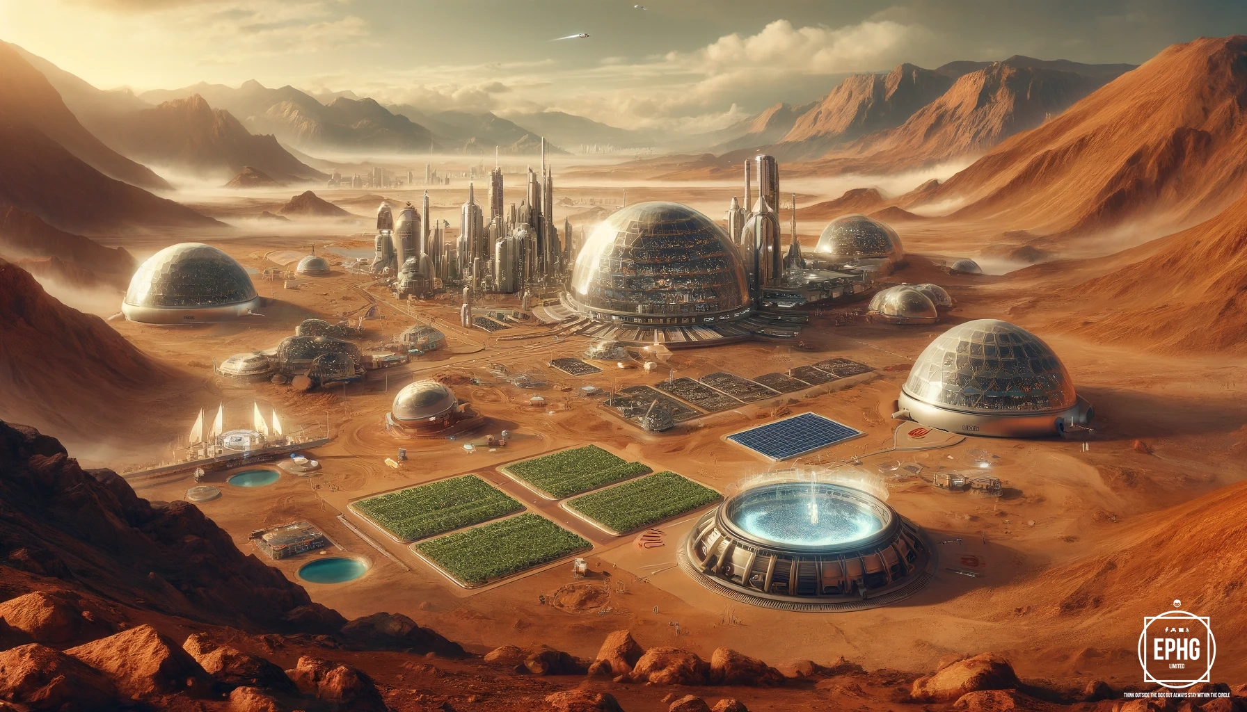 Future of Oxygen on Mars in a Martian City