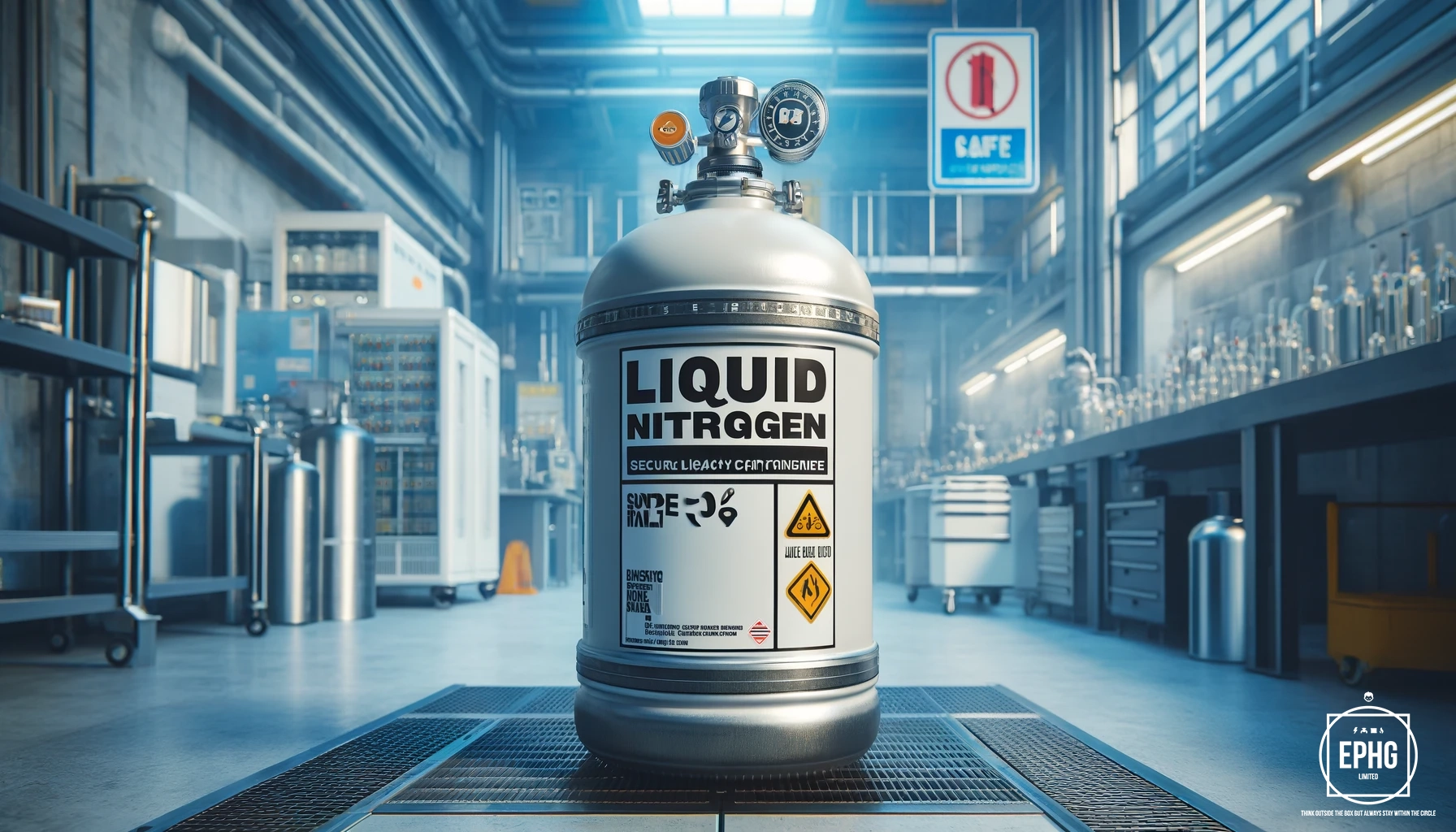 Liquad Nitrogen in a Secure Bottle