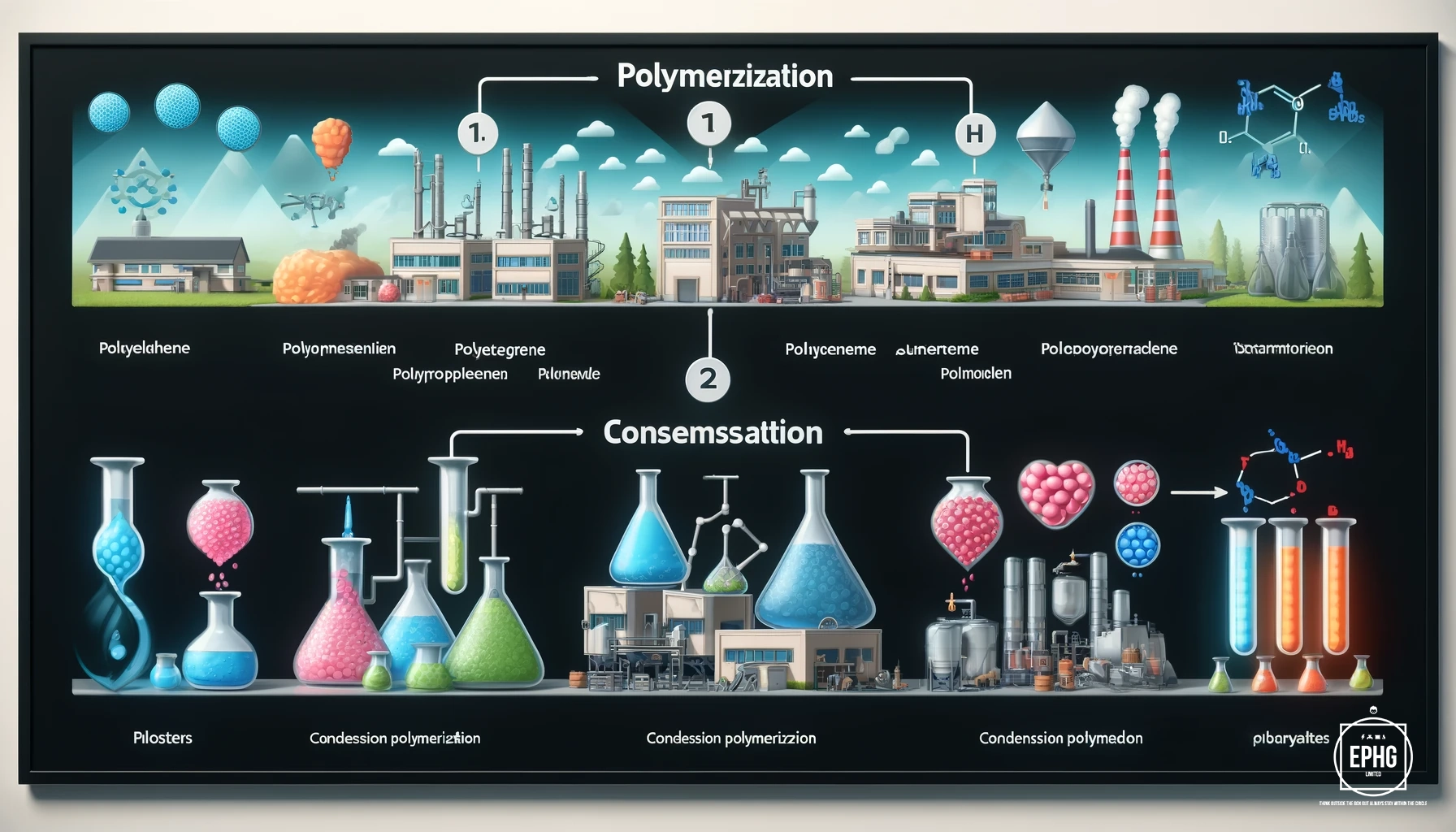 Manufacturing Process and Chemical Reactions in Plastics