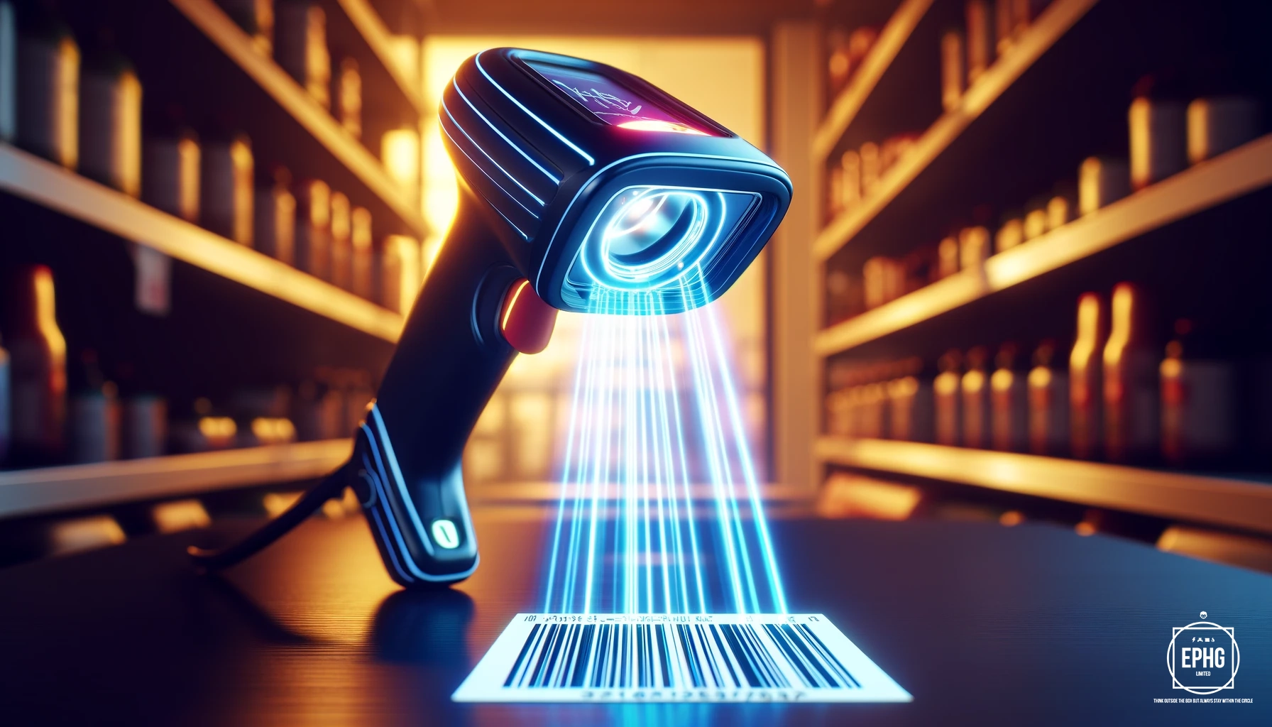 Neon Lasers in Barcodes