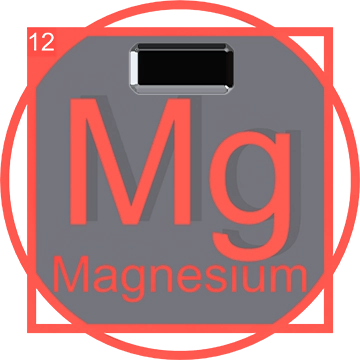 Magnesium element