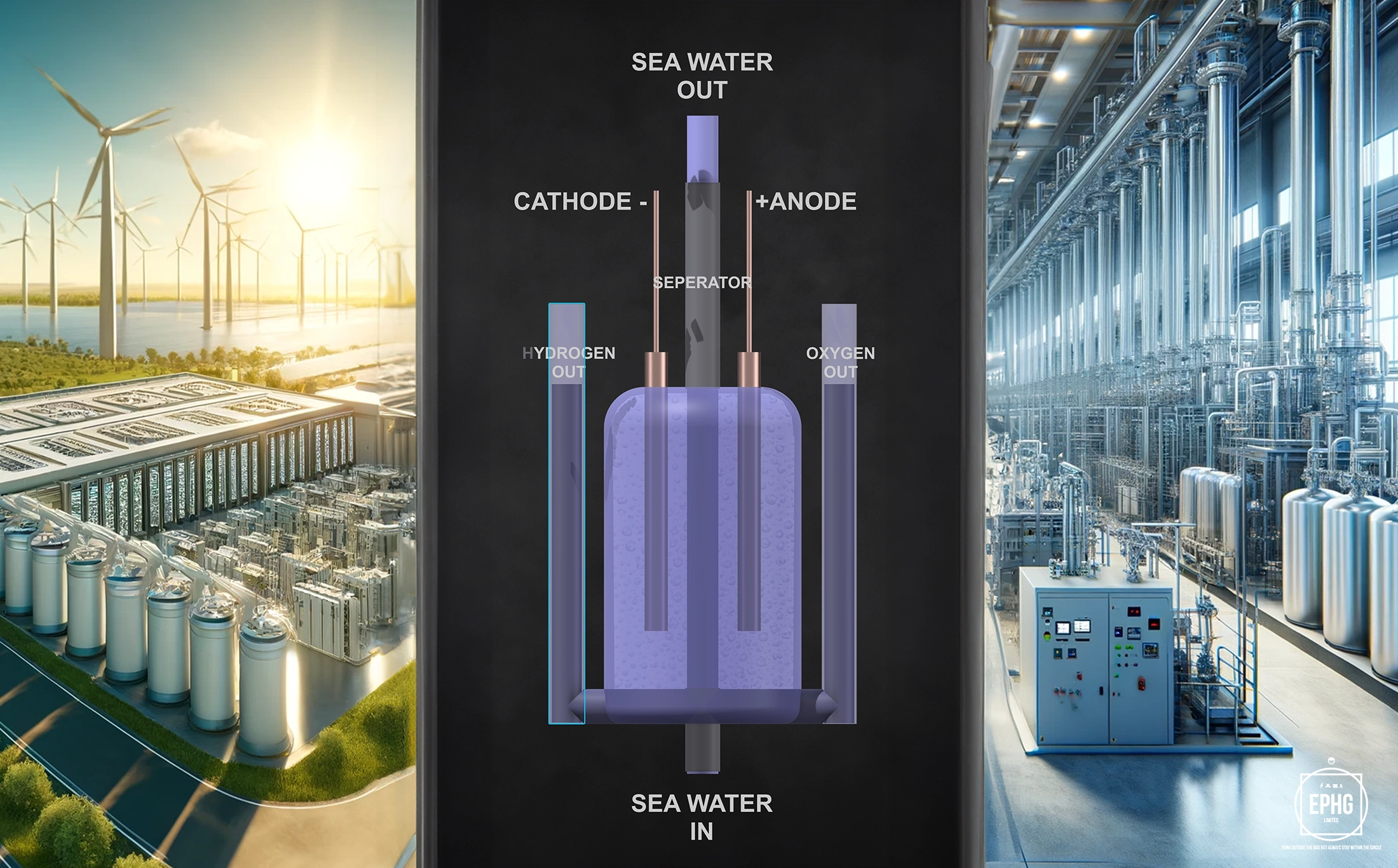 Transparent Hydrogen Electrolyser